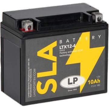 LANDPORT akumulátor YTX12-4 (YTX12-BS) (MS LTX12-4) 12V 10AH (CCN 180) 150X87X130 SLA bezúdržbový - předplněný (4)